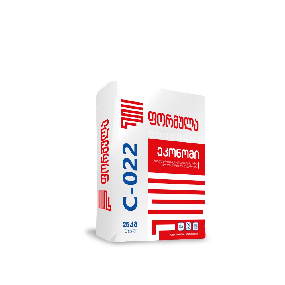 ფორმულა C-022 25კგ — წებოცემენტი